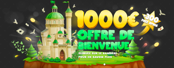 1000€ offre de bievenue WinOui casino bannière